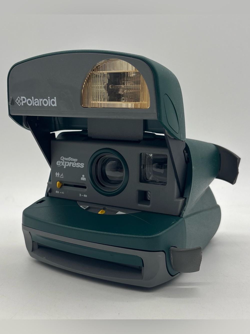 Polaroid One Step Express Green 600 Instant Film Camera Tested Works